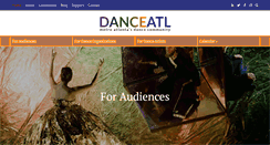 Desktop Screenshot of danceatl.org